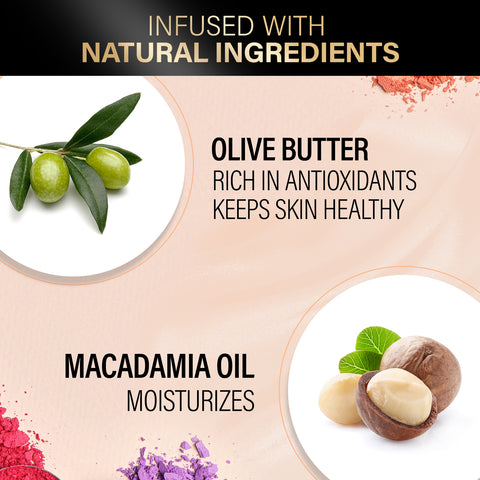 FACES CANADA 6 in 1 Eyeshadow Palette - Candid Charmer 02, 6 gm | Olive Butter & Macadamia Oil | Vibrant Colors | Highly Pigmented | Easily Blendable | Silky Satin Texture | No Crease | Cruelty-Free