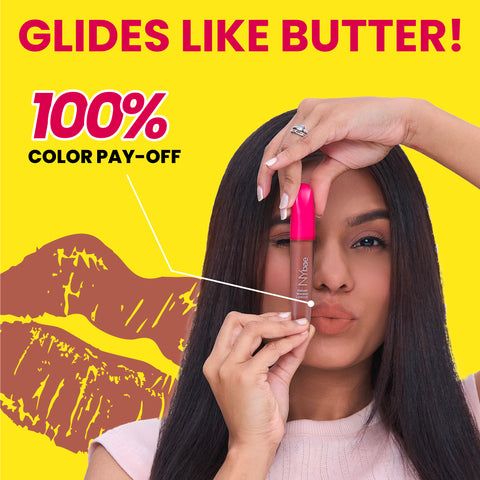 NY Bae Velvet Mousse Liquid Lipstick - Flirty Nude 07 (6.5 ml) | Velvet Matte Finish | Transferproof | Smudgeproof | Ultra Light | Smooth | Moisturising Nude Lipstick