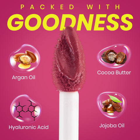NY Bae Velvet Mousse Liquid Lipstick - Passionate Plum 03 (6.5 ml)