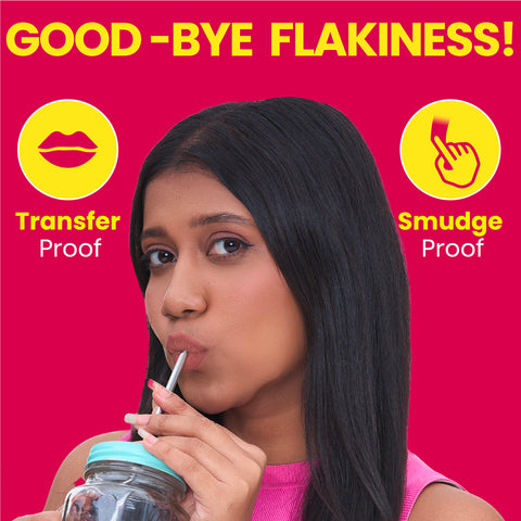 NY Bae Velvet Mousse Liquid Lipstick - Barely Bold 08 (6.5 ml) | Velvet Matte Finish | Transferproof | Smudgeproof | Ultra Light | Smooth | Moisturising Nude Lipstick