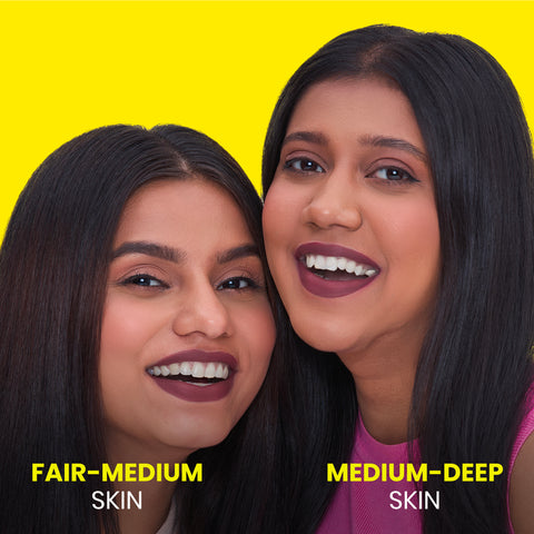 NY Bae Velvet Mousse Liquid Lipstick - Sexy Sangria 04 (6.5 ml) | Velvet Matte Finish | Transferproof | Smudgeproof | Ultra Light | Smooth | Moisturising Wine Lipstick