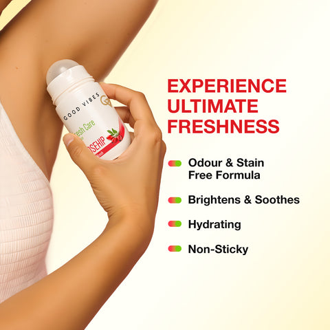 Good Vibes Fresh Care Rosehip Underarm Roll On – Floral Fresh 50 ml