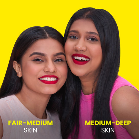 NY Bae Velvet Mousse Liquid Lipstick - Red Hot Rebel 01 (6.5 ml) | Velvet Matte Finish | Transferproof | Smudgeproof | Ultra Light | Smooth | Moisturising Red Lipstick