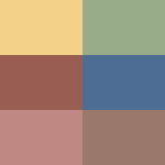 FACES CANADA 6 in 1 Eyeshadow Palette - Party Animal 04, 6 gm | Olive Butter & Macadamia Oil | Vibrant Colors | Highly Pigmented | Easily Blendable | Silky Satin Texture | No Crease | Cruelty-Free