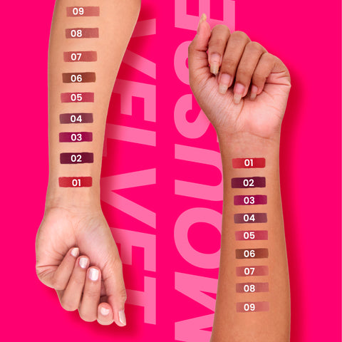 NY Bae Velvet Mousse Liquid Lipstick - Barely Bold 08 (6.5 ml) | Velvet Matte Finish | Transferproof | Smudgeproof | Ultra Light | Smooth | Moisturising Nude Lipstick