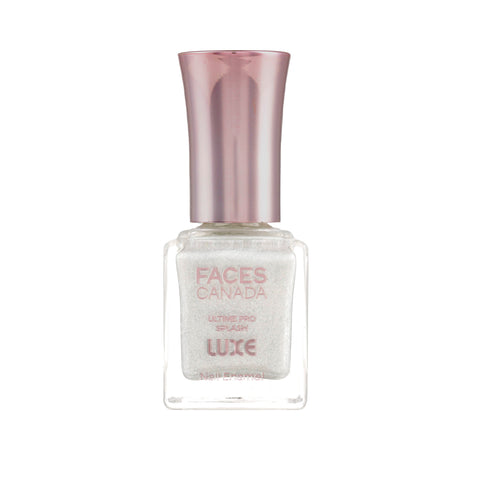 FACES CANADA Ultime Pro Splash Luxe Nail Enamel - Glitter Girl (L42), 12 ml | Glossy Finish | Quick Drying | Long Lasting | High Shine | Chip Defiant | Even-Finish | Vegan | Non-Toxic | Ethanol-Free