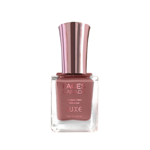 FACES CANADA Ultime Pro Splash Luxe Nail Enamel - Rose Dusk (L43), 12ml | Glossy Finish | Quick Drying | Long Lasting | High Shine | Chip Defiant | Even-Finish | Vegan | Non-Toxic | Ethanol-Free