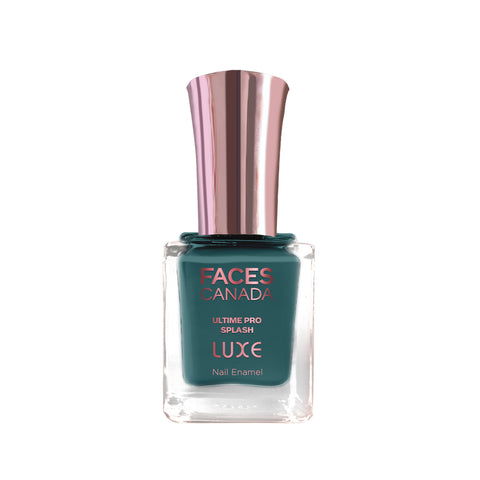 FACES CANADA Ultime Pro Splash Luxe Nail Enamel - Teal Veil (L31), 12ml | Glossy Finish | Quick Drying | Long Lasting | High Shine | Chip Defiant | Even-Finish | Vegan | Non-Toxic | Ethanol-Free