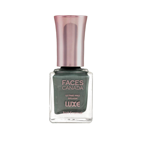 FACES CANADA Ultime Pro Splash Luxe Nail Enamel - Jade Mist (L37), 12 ml | Glossy Finish | Quick Drying | Long Lasting | High Shine | Chip Defiant | Even-Finish | Vegan | Non-Toxic | Ethanol-Free