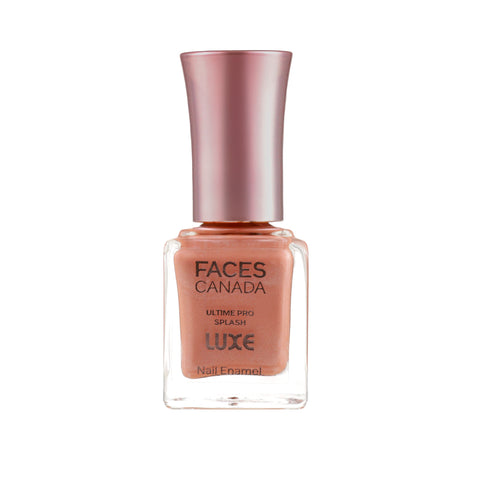 FACES CANADA Ultime Pro Splash Luxe Nail Enamel - Peach Fling (L46), 12 ml | Glossy Finish | Quick Drying | Long Lasting | High Shine | Chip Defiant | Even-Finish | Vegan | Non-Toxic | Ethanol-Free