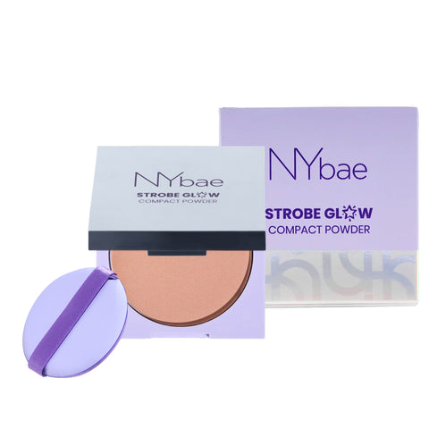 NY Bae Strobe Glow Compact Powder - Warm Pink 02 (8.5 gm)