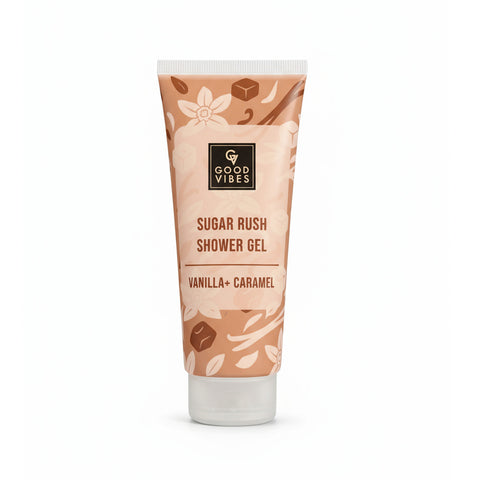 Good Vibes Vanilla & Caramel Sugar Rush Shower Gel – 200 ml