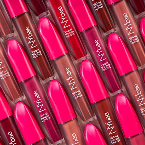 NY Bae Velvet Mousse Liquid Lipstick - Spicy Rust 06 (6.5 ml) | Velvet Matte Finish | Transferproof | Smudgeproof | Ultra Light | Smooth | Moisturising Brown Lipstick