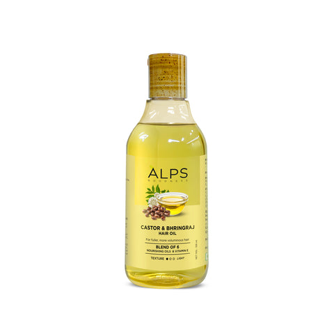 Alps Goodness Castor & Bhringraj Hair Oil | Hair Fall Control | Hair Growth | 300 ml