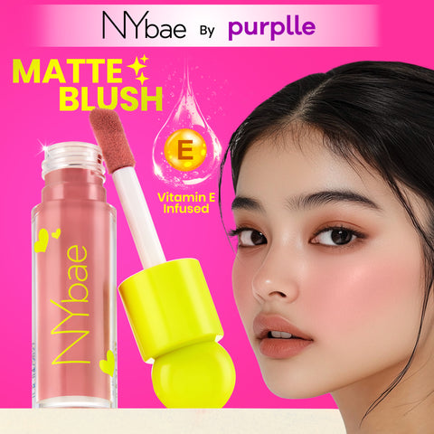 NY Bae Dewy Creme Blush – Chirpy Peach 04 (5.5 ml) | Liquid Blush