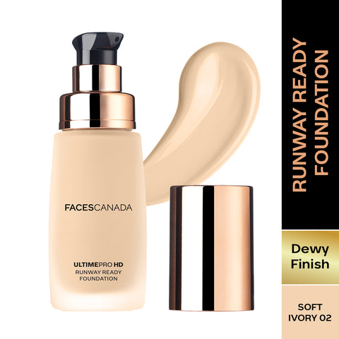 FACES CANADA Ultime Pro Hd Runway Ready Foundation - Soft Ivory 02 30 ml
