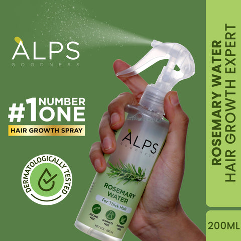 Alps Goodness Rosemary Water (200 ml) | Rosemary water for hair | Hair Spray for Regrowth | Hair Growth Expert | Viral Rinse | Saver Pack