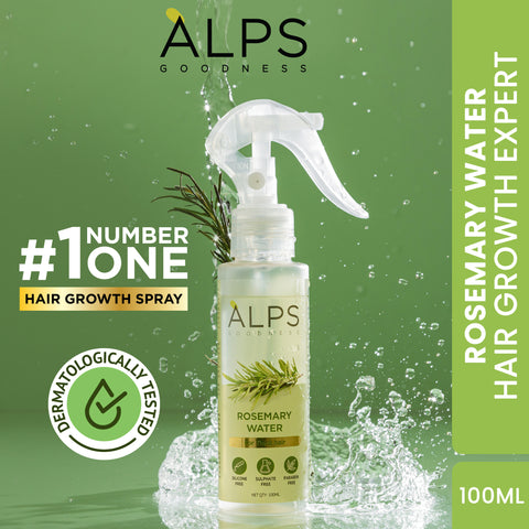 Alps Goodness Rosemary Water (100 ml) | Rosemary water for hair | Hair Spray for Regrowth | Hair Growth Expert | Viral Rinse