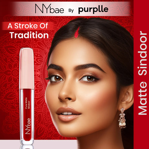 NY Bae Pure Matte Sindoor - Velvet Red 01 (2.5 ml)