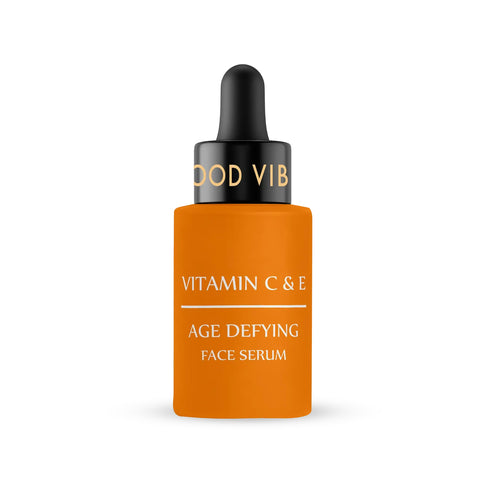 Good Vibes Vitamin C & E Age Defying Face Serum | Boost skin elasticity (30 ml)
