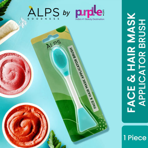Alps Goodness Face & Hair Mask Applicator Brush | Soft Brush | with Spatula 1 Pc