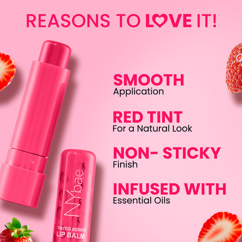 NY Bae Tinted Berry Lip Balm (4.5 gm)