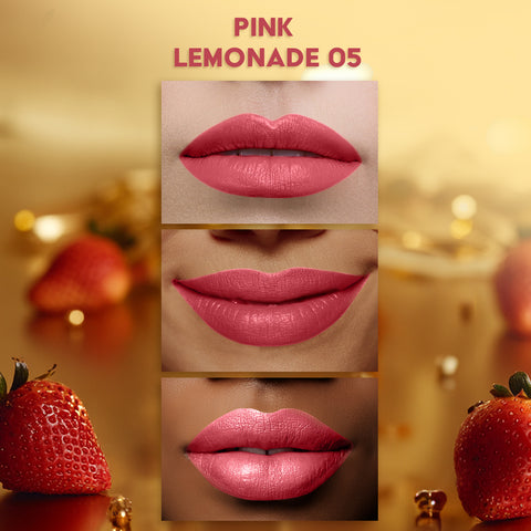 FACES CANADA Comfy Matte Velvet Touch Lipstick - Pink Lemonade 05, 4.2 gm | Velvety Matte Finish | 8HR Longstay | Intense Colour | Hydrating Lips | Smooth Application | Foodproof & Crackproof