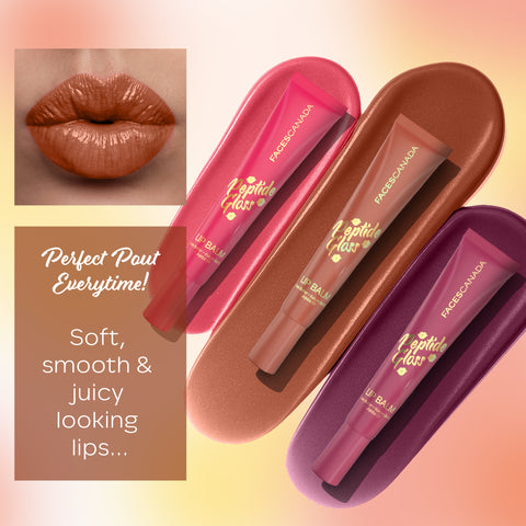 FACES CANADA Peptide Gloss Lip Balm - Mocha Melt 01 10 ml | Tinted Lip Balm