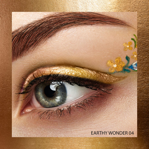FACES CANADA Magneteyes Pro Holographic Eyeliner - Earthy Wonder 04, 0.25 gm | Multichrome / Duochrome Eyeliner | Metallic & Shimmer Finish | Longlasting | Waterproof & Smudgeproof