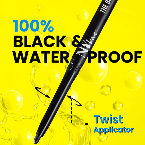 NY Bae The Big Apple Of My Eyes Kohl Kajal - White (0.30 gm) | Eyeliner | Colored Kajal | Waterproof | Smudgeproof | Kajal Pencil | Eye Makeup | Eyeshadow