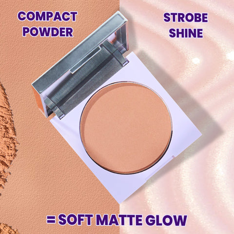 NY Bae Strobe Glow Compact Powder - Warm Pink 02 (8.5 gm)