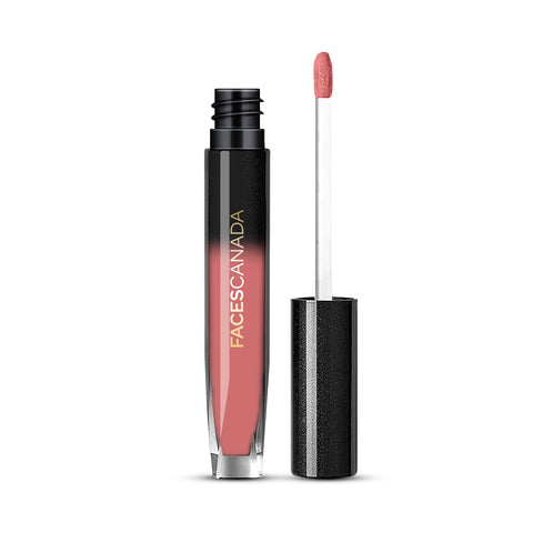 FACES CANADA Comfy Silk Liquid Lipstick - Mysterious Pink 12, 3 ml | Satin Matte HD Finish | Luxe Comfort | Longlasting | No Dryness | Smooth Texture | Mulberry Oil & Shea Butter For Plump Hydrated Lips