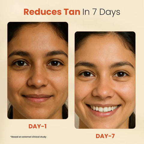 Good Vibes Ubtan De-tan Glow Light Day Cream with Power of Serum | Oil free Tan free Depigmentation (50 gm)