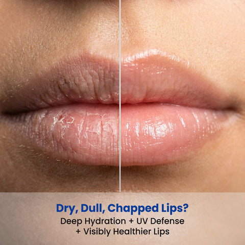 DermDoc 2% Niacinamide + 2% Vitamin E Vanilla Lip Defense Lip Balm SPF 50 PA+++ | Hydrates Repairs & Protects Dry Chapped Lips | UV Defense + 4 Hr Water Resistance | Deep Moisturization Coconut & Almond Oil - 4 gm