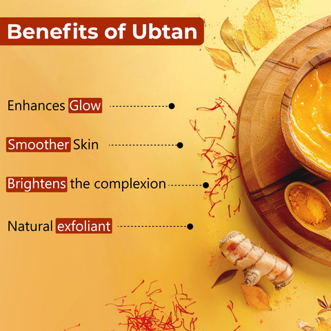 Good Vibes Ubtan Insta Glow Powder | 100% Natural, No Preservatives, No Pesticides, No Parabens, No Silicones, No Sulphates, No Animal Testing (50 gm)