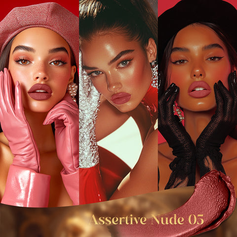 FACES CANADA Comfy Silk Obsession Lipstick - Assertive Nude 05, 4 gm | Creamy Matte Finish | Highly Pigmented | 8 Hours Long Stay | Luxurious & Elegant | Glides Effortlessly | Silky Smooth Texture | Hydrating Lips