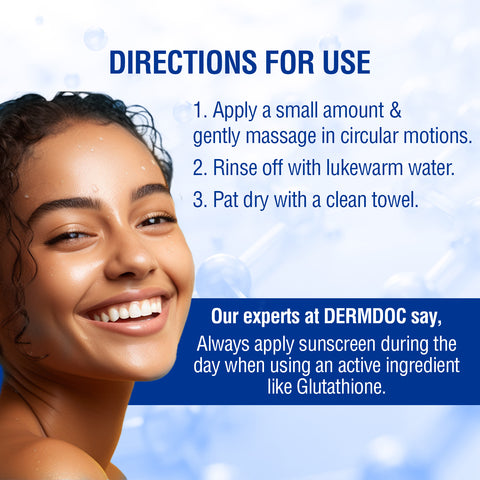 DERMDOC by Purplle 0.1% Glutathione Foaming Face Wash (100 ml)