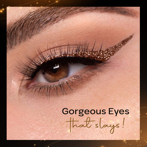 FACES CANADA Ultime Pro Matte Play Eyeliner - Copper, 2.5 ml | Quick Dry | Shimmer Finish | 24 Hr Long Lasting Formula | Precise Felt Tip | Highly Pigmented | Waterproof, Smudgeproof & Sweatproof