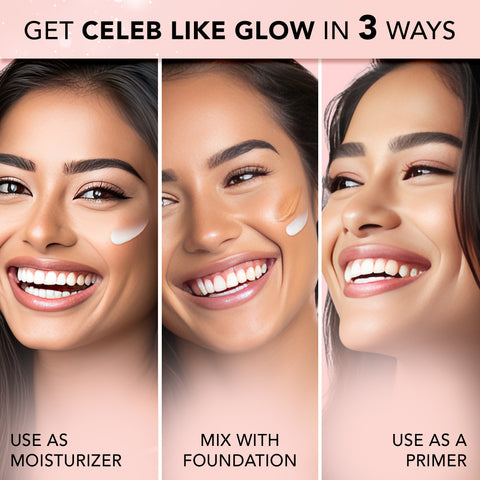 FACES CANADA Strobe Cream - Gold, 30 ml | Primer + Highlighter + Moisturizer | Shea Butter & Hyaluronic Acid | Intense Hydration | Flawless Radiant Dewy Skin | Illuminating & Glowing Makeup Base