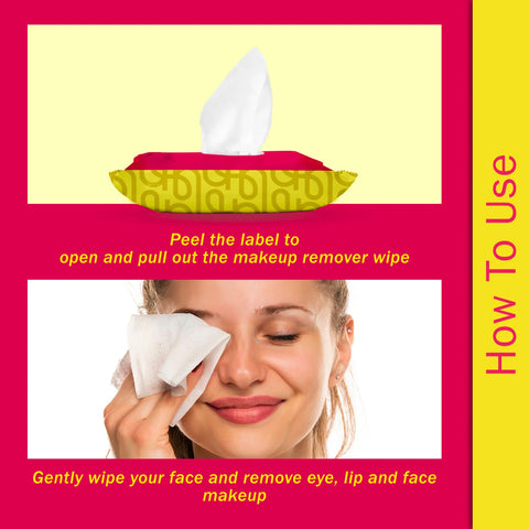 NY Bae Makeup Remover Wipes - Pack of 25 | Cleansing Facial Wipes | Refreshing | Alcohol Free | Sulphate Free | Compact | Travel Friendly