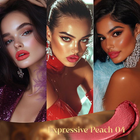 FACES CANADA Comfy Silk Obsession Lipstick - Expressive Peach 04, 4 gm | Creamy Matte Finish | Highly Pigmented | 8 Hours Long Stay | Luxurious & Elegant | Glides Effortlessly | Silky Smooth Texture | Hydrating Lips