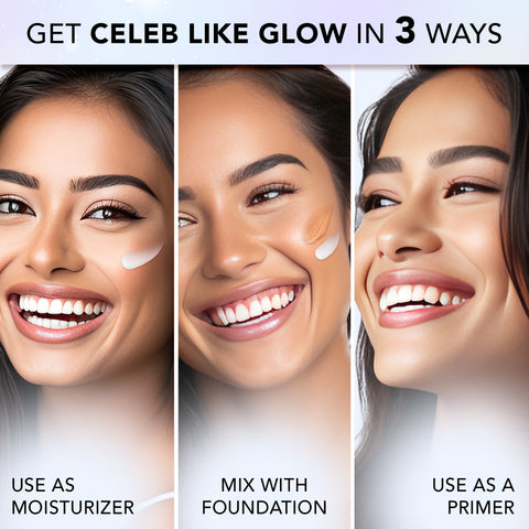 Faces Canada Strobe Cream I Hyaluronic Acid I Shea Butter I Instant Hydration I Glowy Radiance I Anti-ageing I Alcohol-Free I Vegan I Silver 30 g