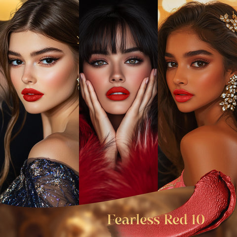 FACES CANADA Comfy Silk Obsession Lipstick - Fearless Red 10, 4 gm | Creamy Matte Finish | Highly Pigmented | 8 Hours Long Stay | Luxurious & Elegant | Glides Effortlessly | Silky Smooth Texture | Hydrating Lips