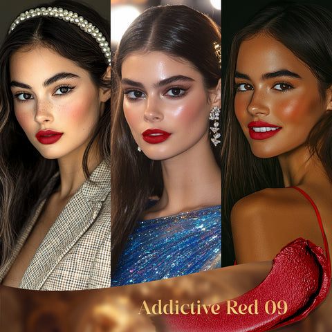 FACES CANADA Comfy Silk Obsession Lipstick - Addictive Red 09, 4 gm| Creamy Matte Finish | Highly Pigmented | 8 Hours Long Stay | Luxurious & Elegant | Glides Effortlessly | Silky Smooth Texture | Hydrating Lips