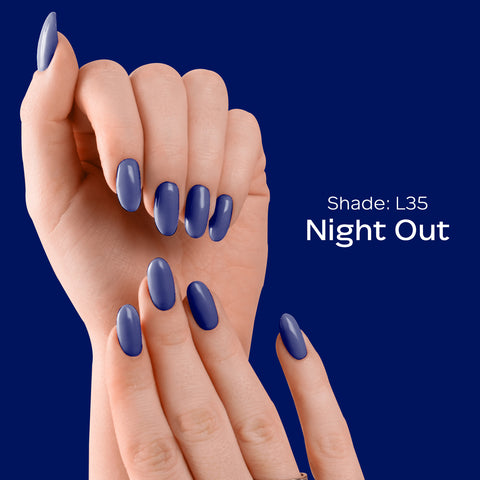 FACES CANADA Ultime Pro Splash Luxe Nail Enamel - Night Out (L35), 12ml | Glossy Finish | Quick Drying | Long Lasting | High Shine | Chip Defiant | Even-Finish | Vegan | Non-Toxic | Ethanol-Free