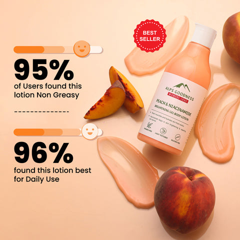 Alps Goodness Peach & Niacinamide Brightening Gel Body Lotion (290 ml)