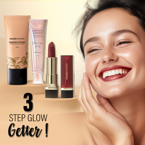 FACES CANADA Peaches N Cream Tinted Moisturizer -Beige 02 , 35 gm | Soft Peachy, Natural Glow | Lightly Tinted BB Cream | Non Oily Lightweight Gel Formula | Blends Easily | Suitable For All Skin Types