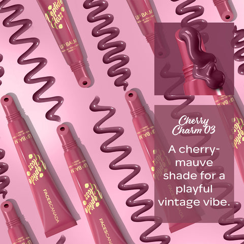 FACES CANADA Peptide Gloss Lip Balm - Cherry Charm 03 10 ml | Tinted Lip Balm