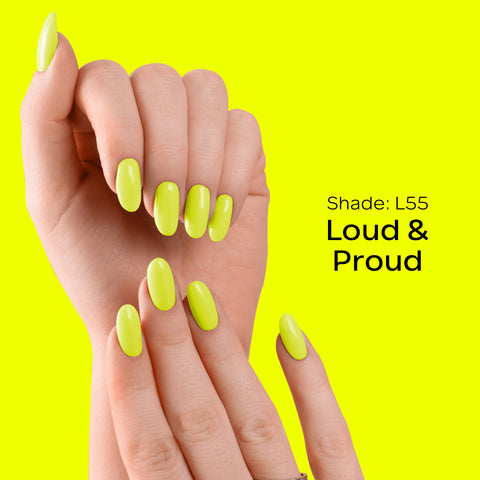 FACES CANADA Ultime Pro Splash Luxe Nail Enamel - Loud & Proud (L55), 12ml | Glossy Finish | Quick Drying | Long Lasting | High Shine | Chip Defiant | Even-Finish | Vegan | Non-Toxic | Ethanol-Free