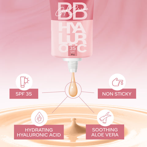 FACES CANADA SPF 35 BB Gel Creme - Warm Caramel, 30 gm | Multitasking | Even Skin Tone | Instant Glow | Smooth Flawless Matte Finish | Hydrating | Lightweight & Nonsticky